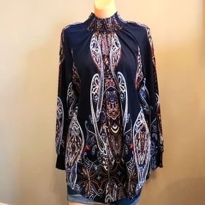 Chico's Women's Size 1 Paisley Blouse